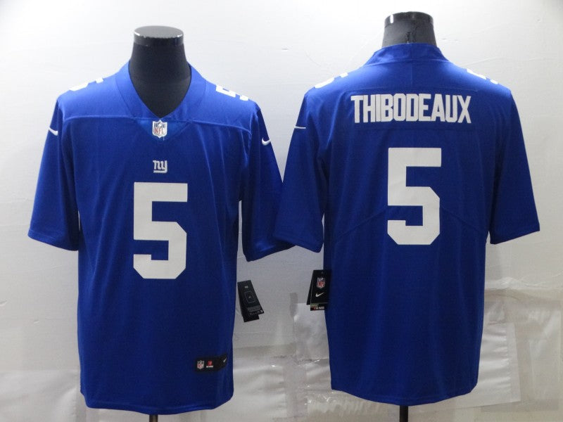 Men's New York Giants Kayvon Thibodeaux #5 Blue Game Jersey1 football jersey product view 1