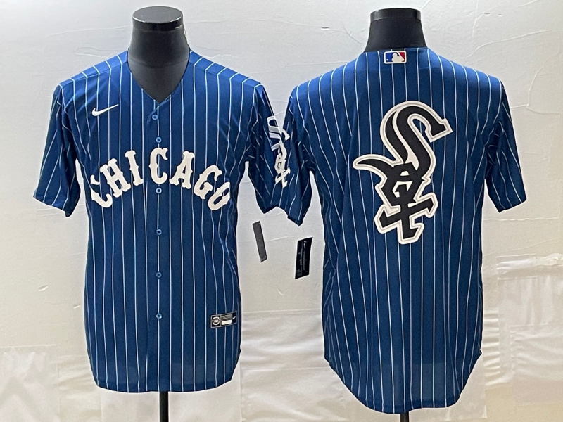 Men's Chicago White Sox Blue Replica Team Jersey1 baseball jersey product view 1
