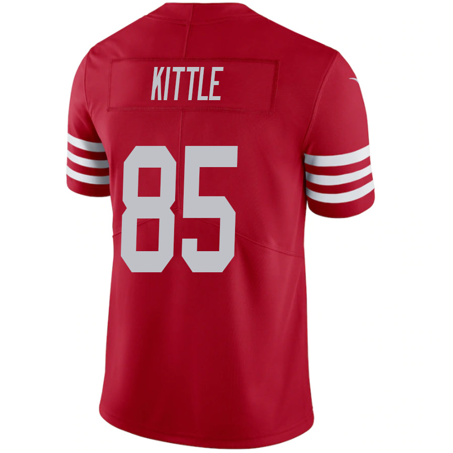#85 George Kittler Player SF.49ers Scarlet Vapor F.U.S.E. Limited Football Jerseys football jersey product view 1