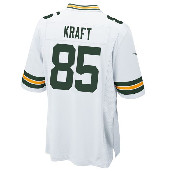 GB.Packers #85 Tucker Kraft Player White Home Game Football Jerseys football jersey product view 1