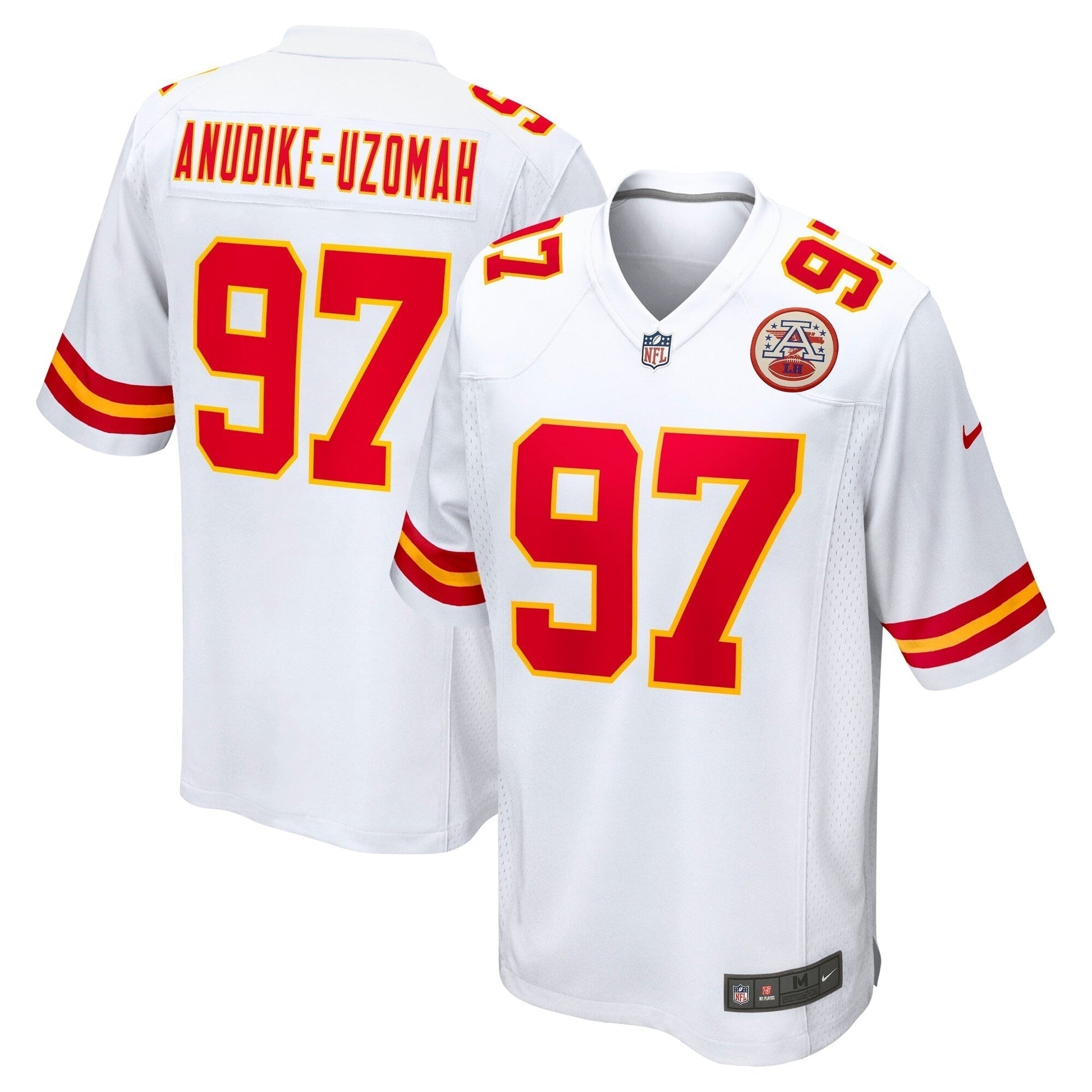 Felix Anudike-Uzomah Kansas City Chiefs Nike Team Game Jersey - White football jersey product view 1