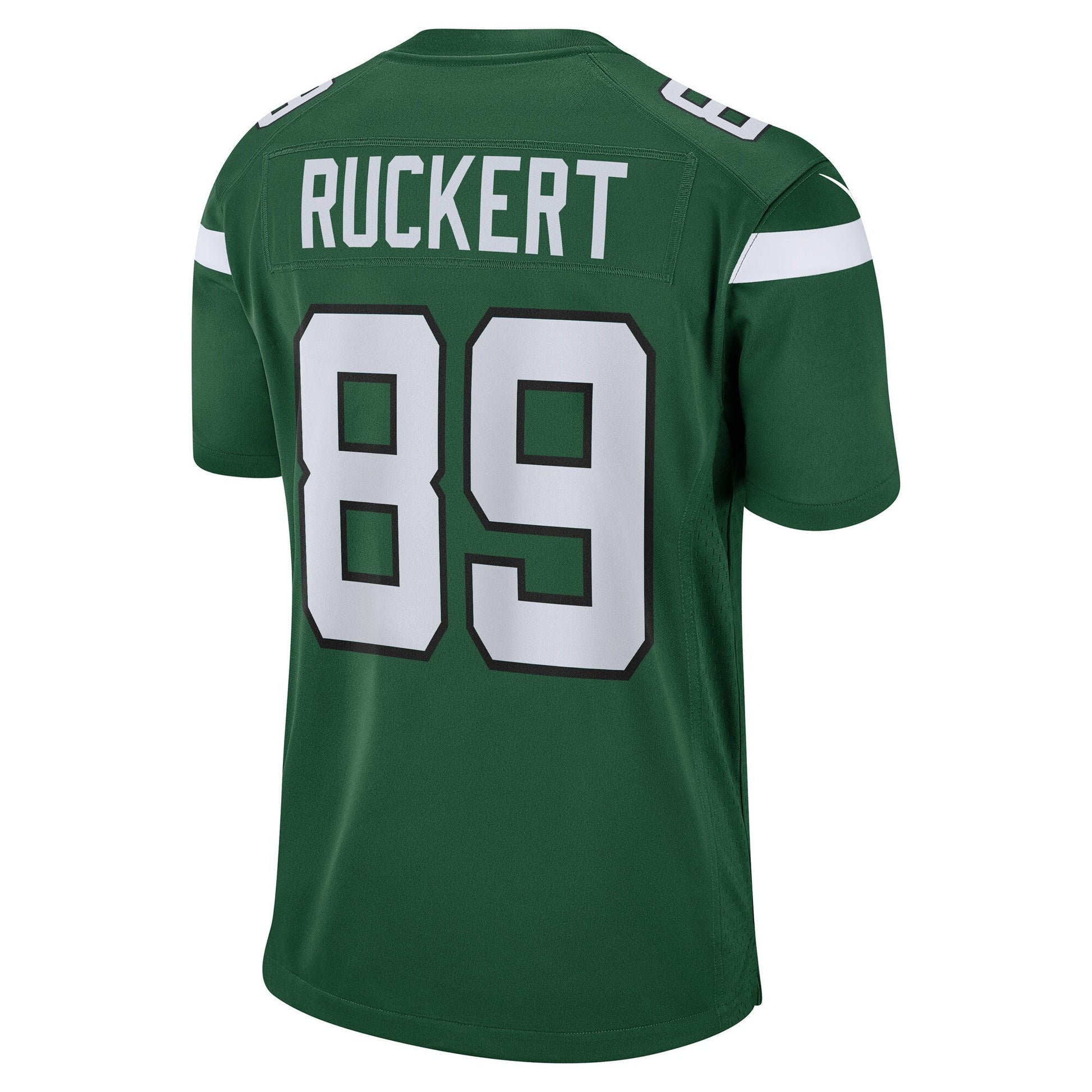Jeremy Ruckert New York Jets Nike Game Jersey - Gotham Green football jersey product view 3