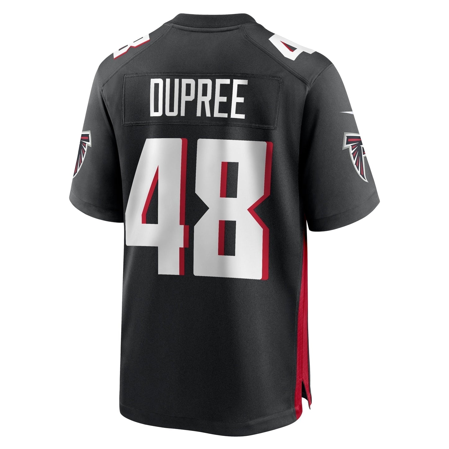 Bud Dupree Atlanta Falcons Nike Game Jersey - Black football jersey product view 3