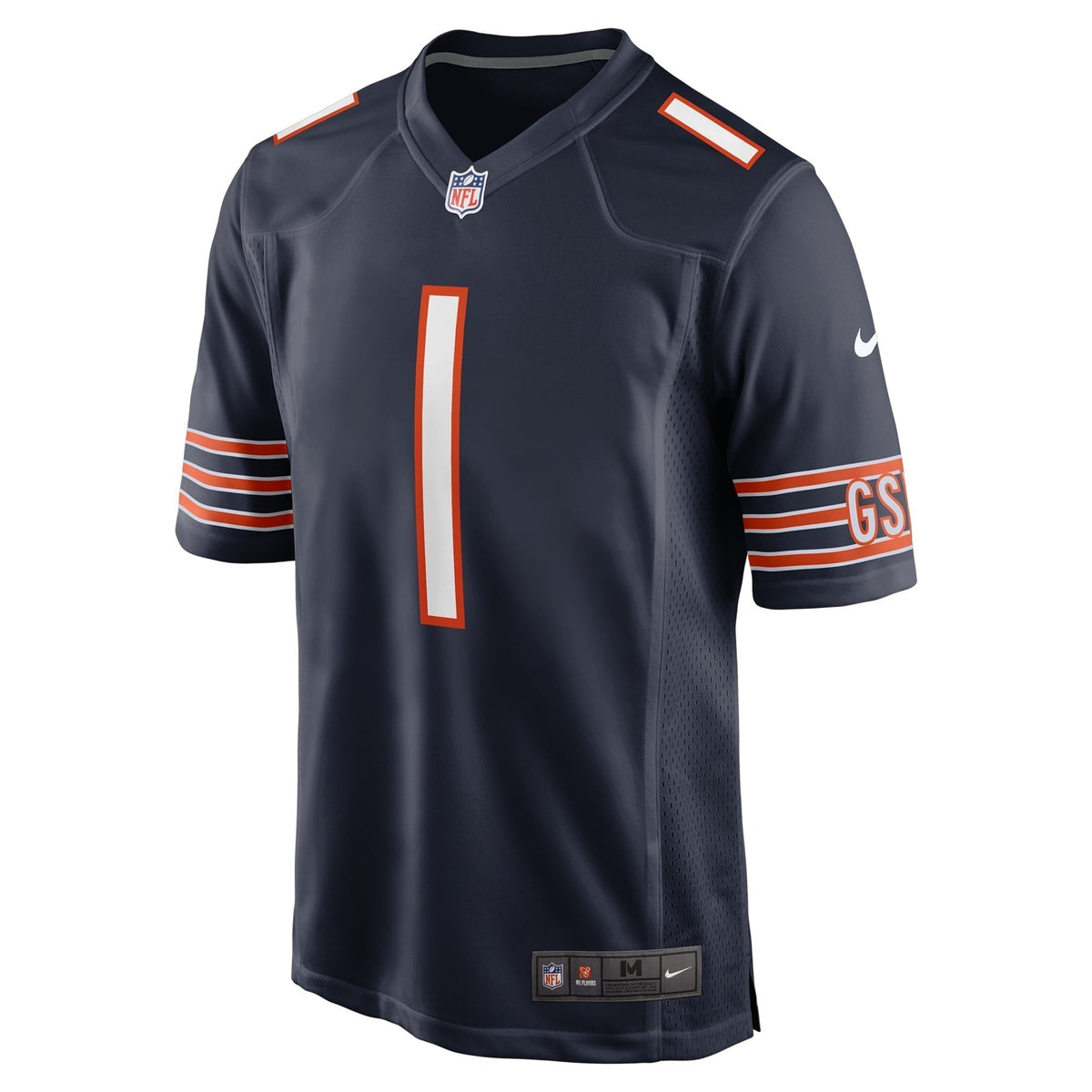 Jaylon Johnson Chicago Bears Nike Game Jersey - Navy football jersey product view 2
