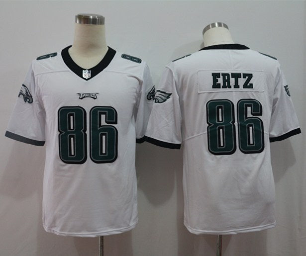Men's Philadelphia Eagles Zach Ertz #86 White Game Jersey1 football jersey product view 1