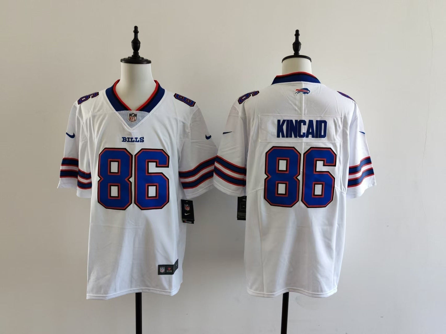 Men's Buffalo Bills Dalton Kincaid Jersey-White football jersey product view 1