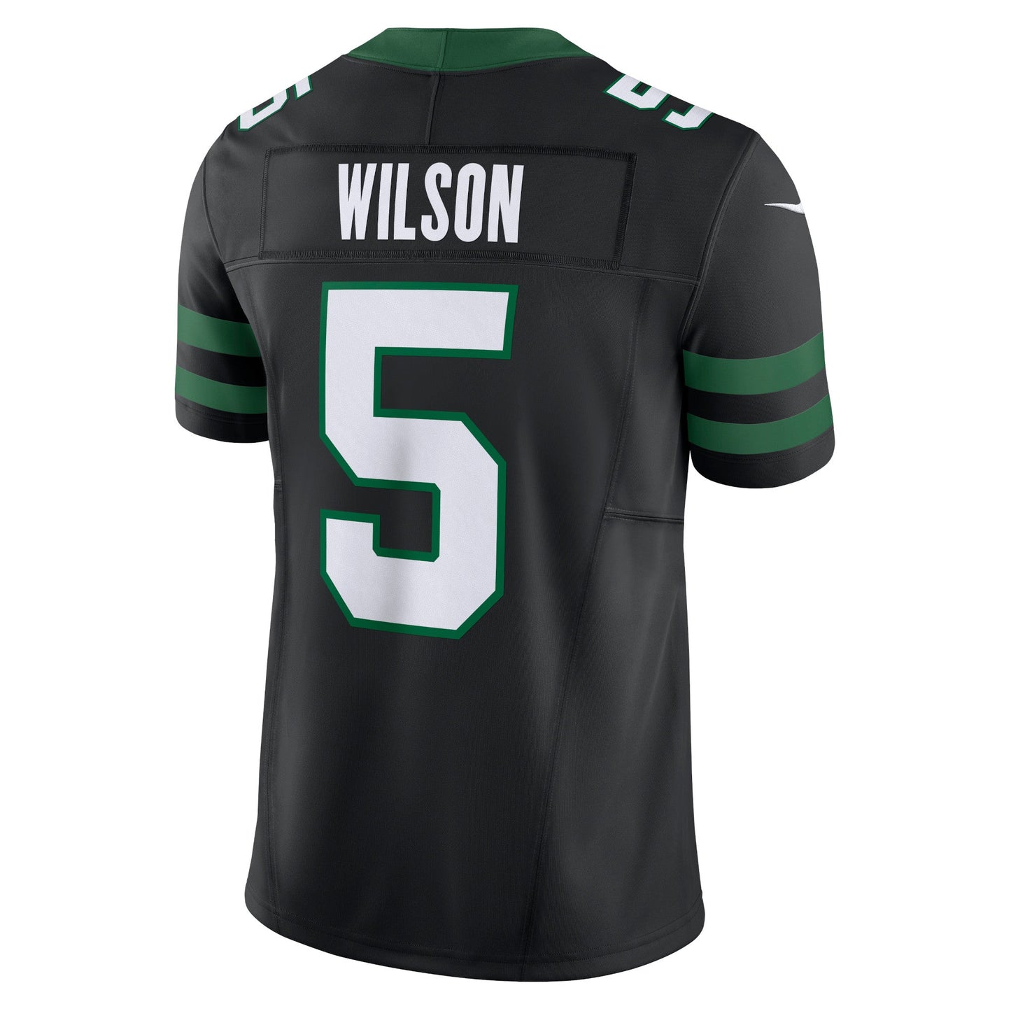 Garrett Wilson New York Jets Nike Alternate Vapor F.U.S.E. Limited Jersey - Legacy Black football jersey product view 3