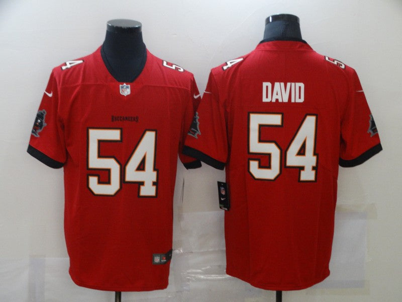 Men's Tampa Bay Buccaneers Lavonte David #54 Red Game Player Jersey1 football jersey product view 1