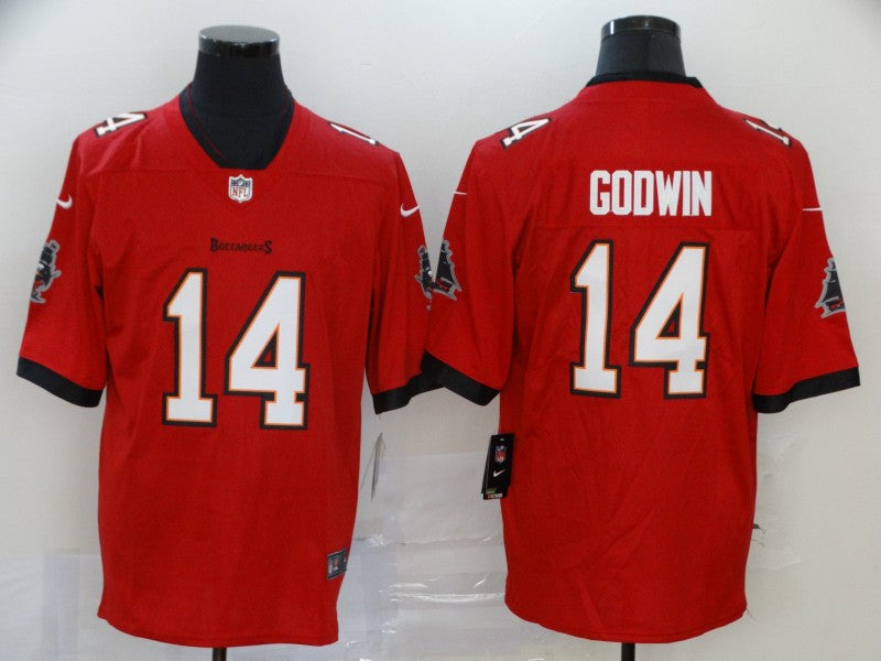 Men's Tampa Bay Buccaneers Chris Godwin #14 Red Vapor Limited Jersey1 football jersey product view 1