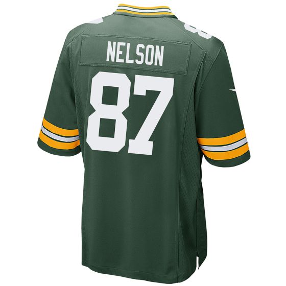 GB.Packers #87 Jordy Nelson Game Player Jersey Stitched American Football Jerseys football jersey product view 1