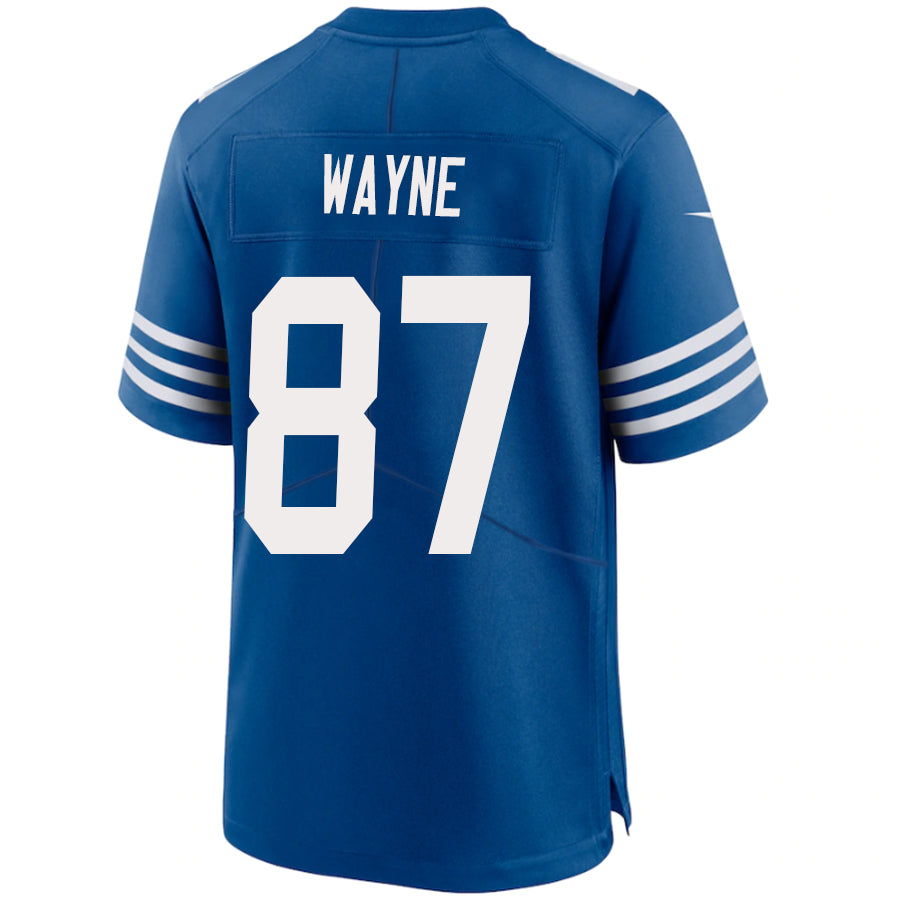 #87 Reggie Wayne Player IN.Colts Royal Game Football Jerseys football jersey product view 1