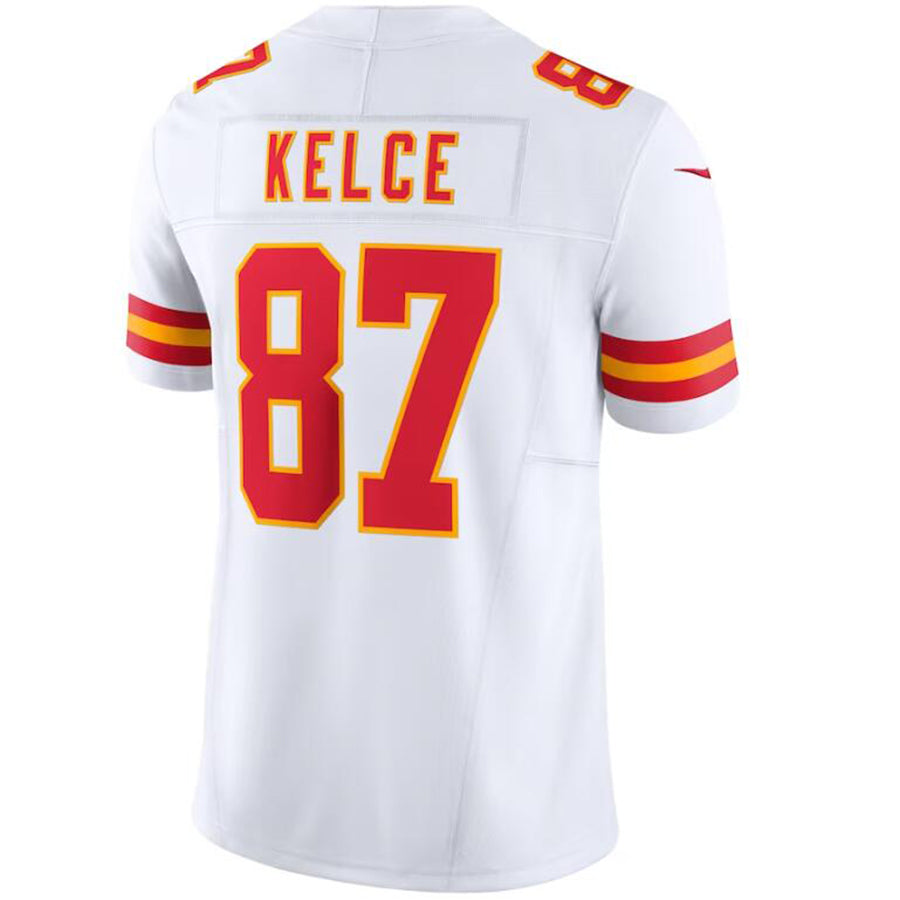 KC.Chiefs #87 Travis Kelce White Stitched Player Vapor F.U.S.E. Limited Football Jerseys football jersey product view 1