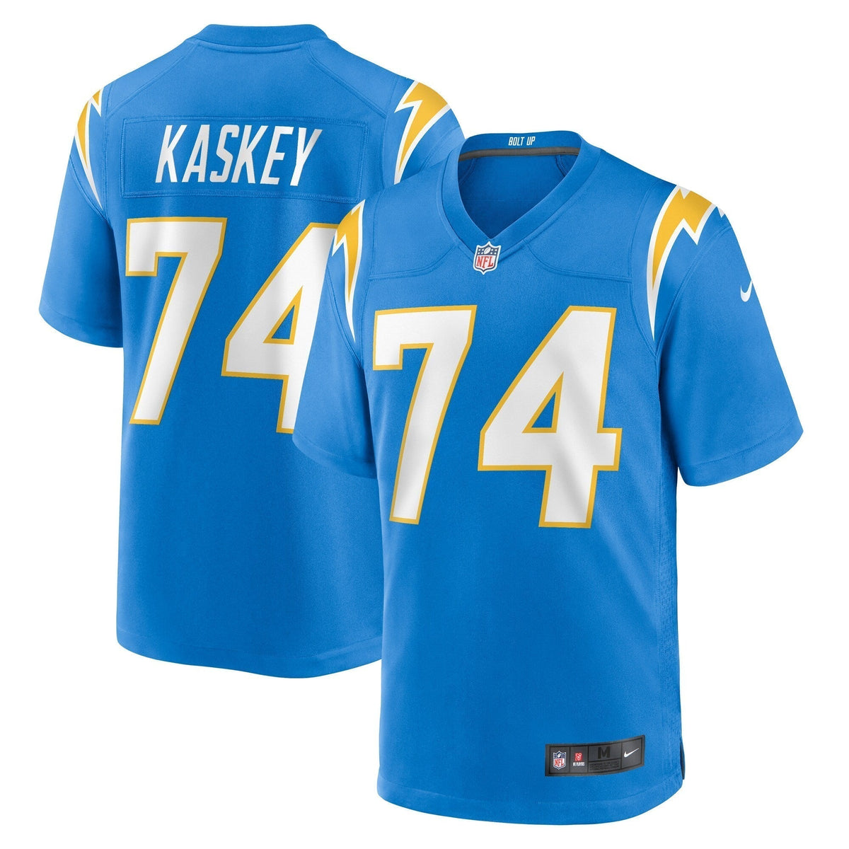 Matt Kaskey Los Angeles Chargers Nike Team Game Jersey - Powder Blue football jersey product view 1