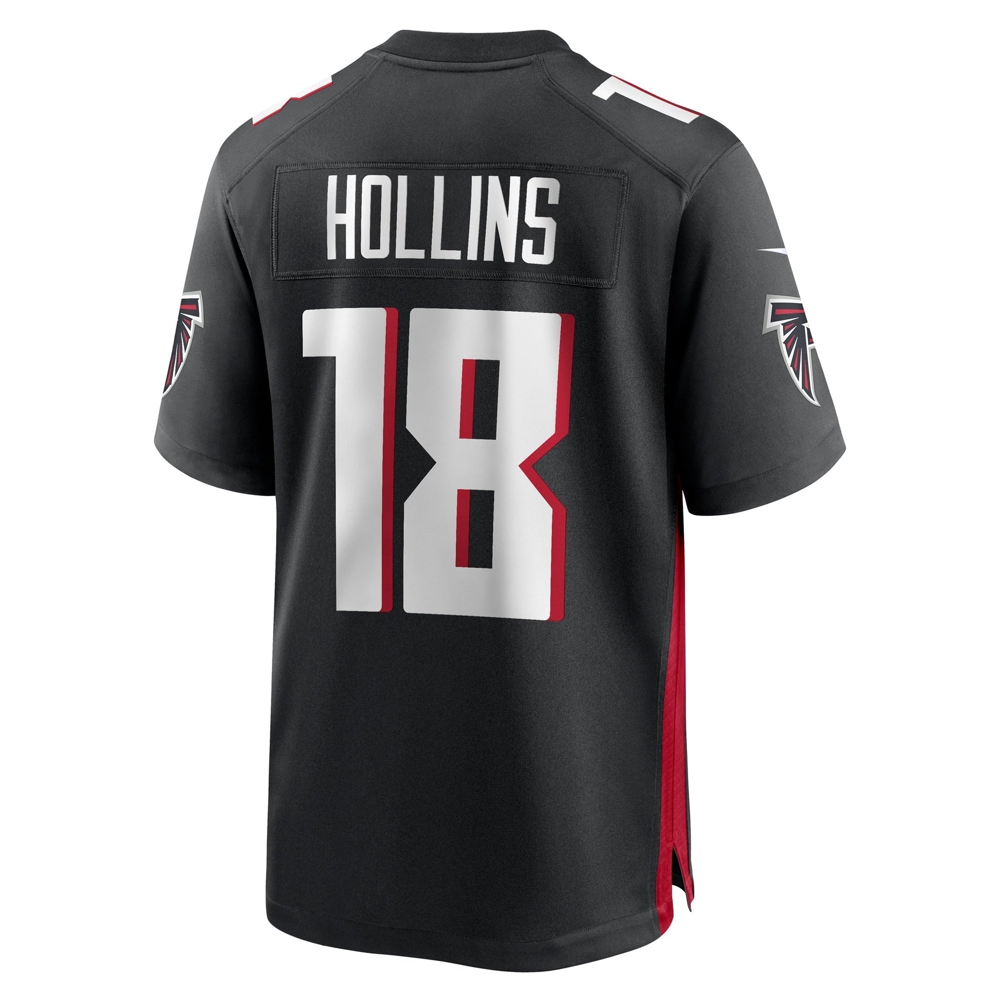 Mack Hollins Atlanta Falcons Nike Game Jersey - Black football jersey product view 3