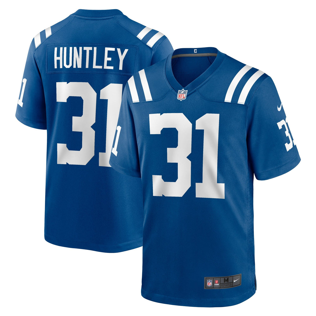 Jason Huntley Indianapolis Colts Nike Team Game Jersey - Royal football jersey product view 1
