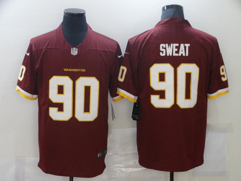 Men's Washington Commanders Montez Sweat #90 Red Game Jersey1 football jersey product view 1