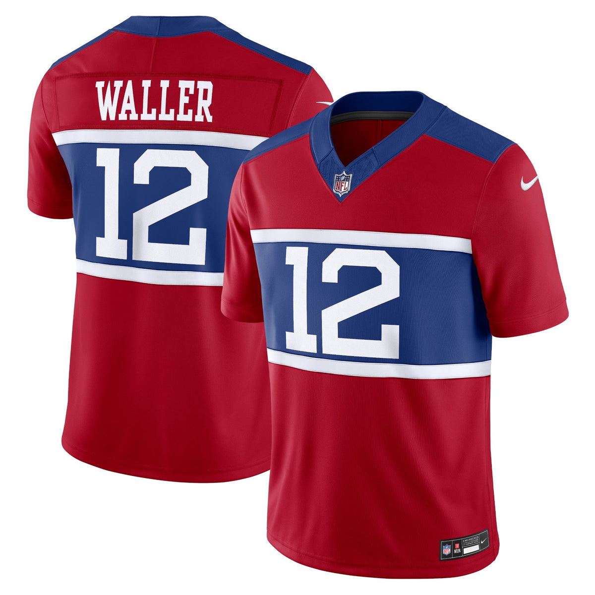 Darren Waller New York Giants Nike Alternate Vapor F.U.S.E. Retired Limited Jersey - Century Red football jersey product view 1