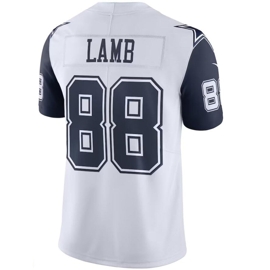 D.Cowboys #88 CeeDee Lamb white Player Vapor Limited Stitched Football Jerseys football jersey product view 1