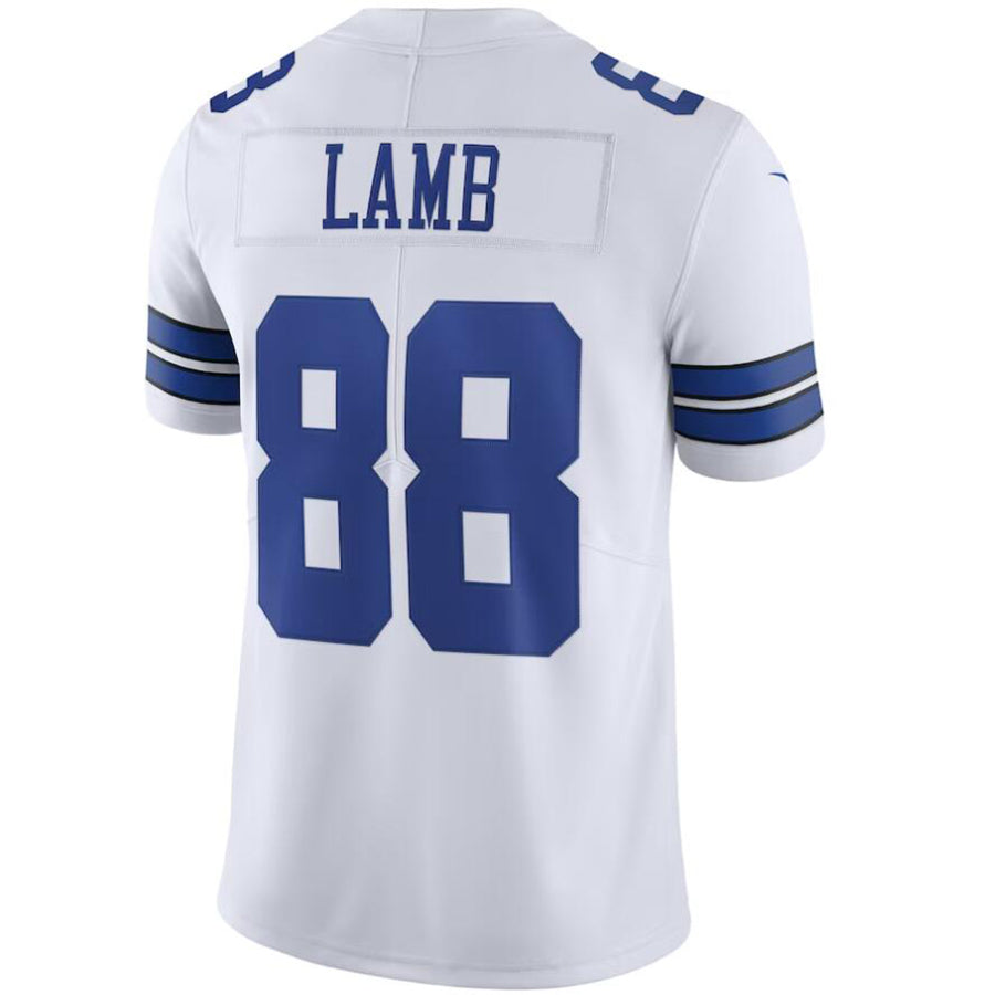 D.Cowboys #88 CeeDee Lamb Player white Vapor Limited Football Jerseys football jersey product view 1