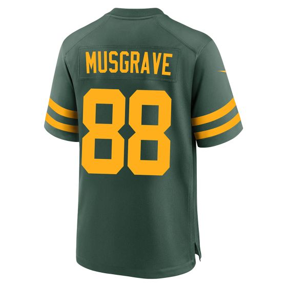 GB.Packers #88 Luke Musgrave Player 50s Green Classic Game Stitched American Football Jerseys football jersey product view 1