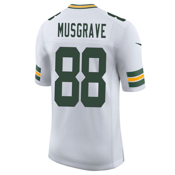 GB.Packers #88 Luke Musgrave Player White Away Limited Stitched American Football Jerseys football jersey product view 1