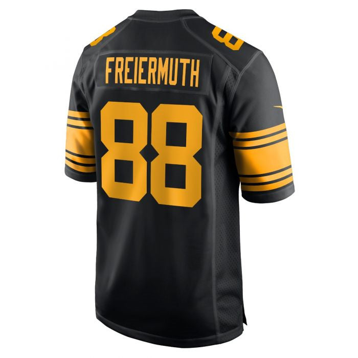 P.Steelers #88 Pat Freiermuth Player Replica Color Rush Black Stitched American Football Jerseys football jersey product view 1
