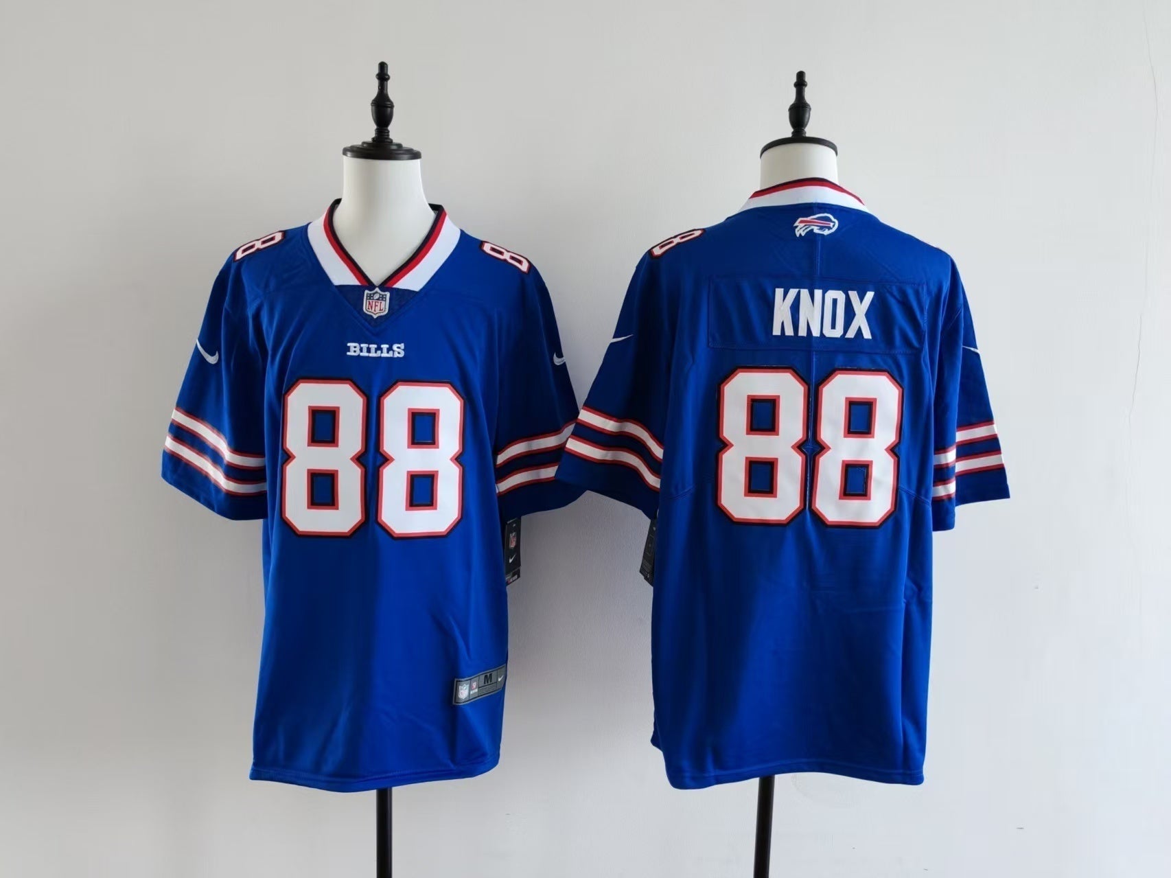 Men's Buffalo Bills Dawson Knox Jersey-Blue football jersey product view 1