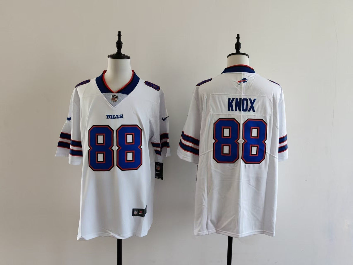 Men's Buffalo Bills Dawson Knox Jersey-White football jersey product view 1