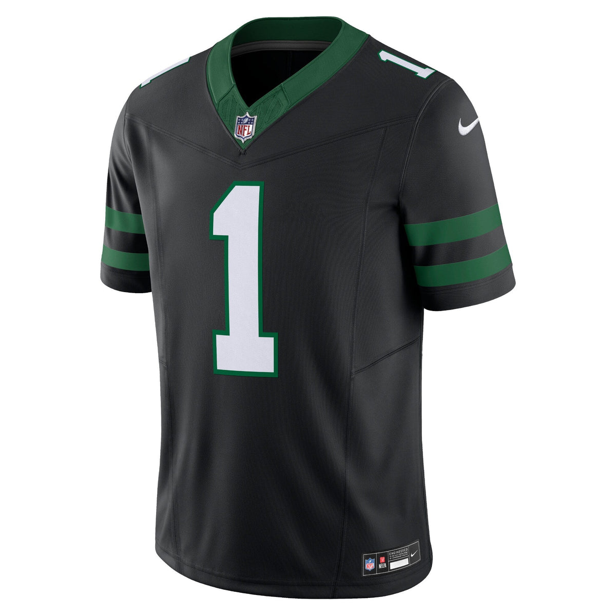 Ahmad Sauce Gardner New York Jets Nike Alternate Vapor F.U.S.E. Limited Jersey - Legacy Black football jersey product view 2