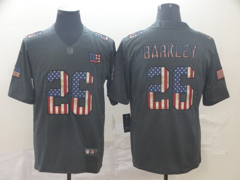 Men's New York Giants Saquon Barkley #26 Black Alternate Game Jersey1 football jersey product view 1