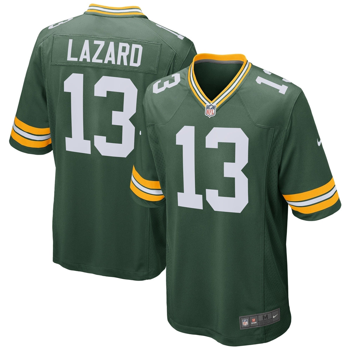 Allen Lazard Green Bay Packers Jersey football jersey product view 1