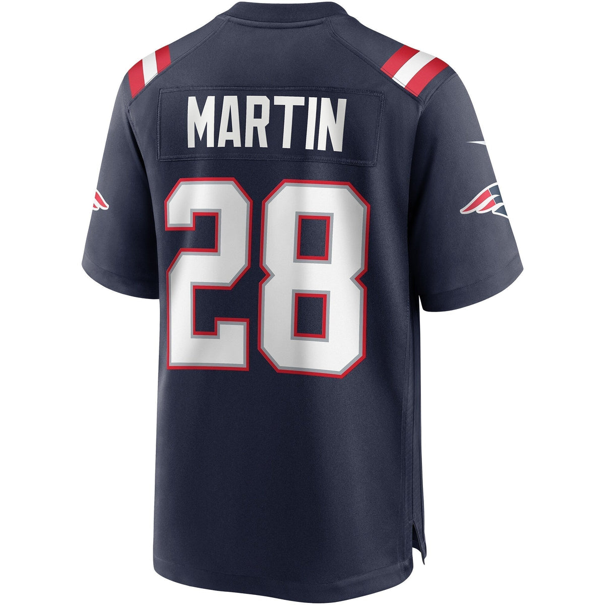 Curtis Martin New England Patriots Nike Game Retired Jersey - Navy football jersey product view 3
