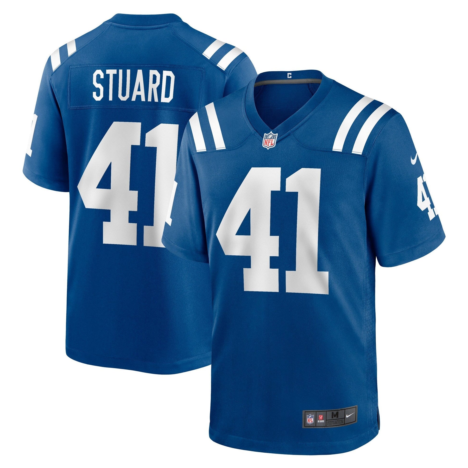 Grant Stuard Indianapolis Colts Nike Game Jersey - Royal football jersey product view 1
