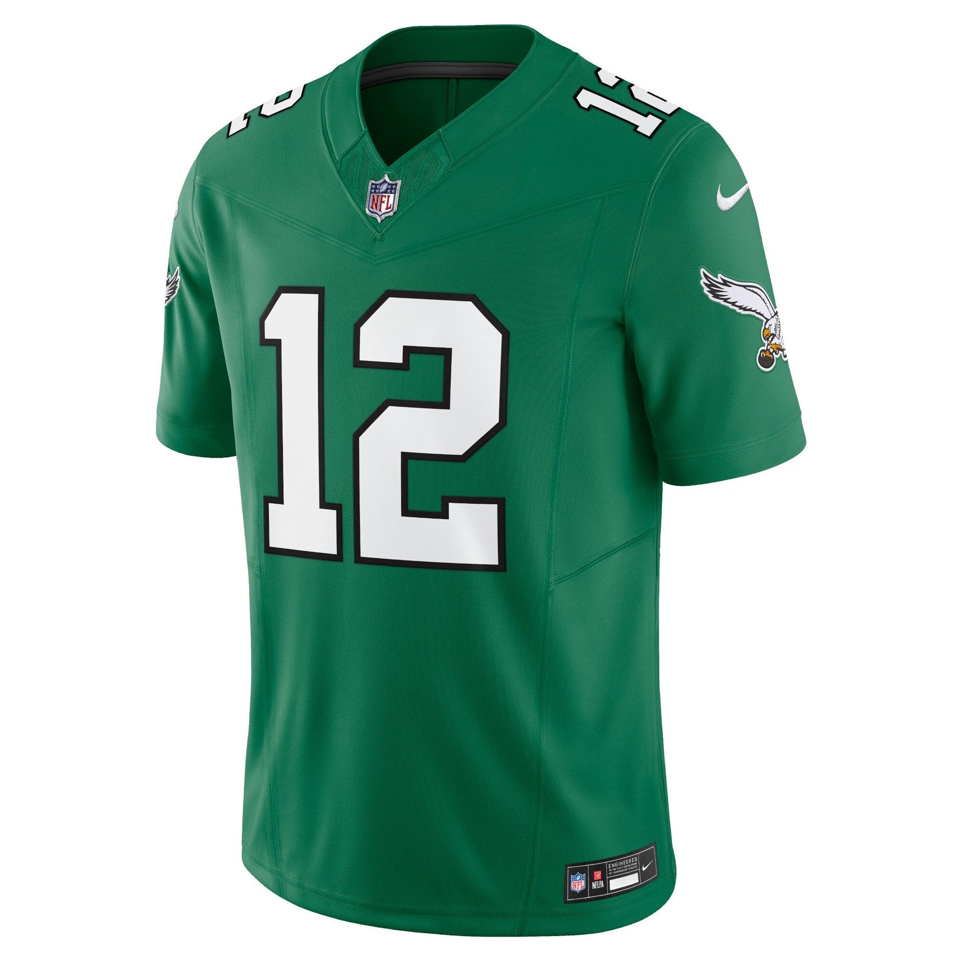 Randall Cunningham Philadelphia Eagles Nike Alternate Vapor F.U.S.E. Limited Jersey - Kelly Green football jersey product view 2