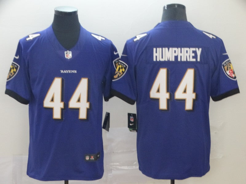 Men's Baltimore Ravens Marlon Humphrey #44 Purple Game Player Jersey1 football jersey product view 1