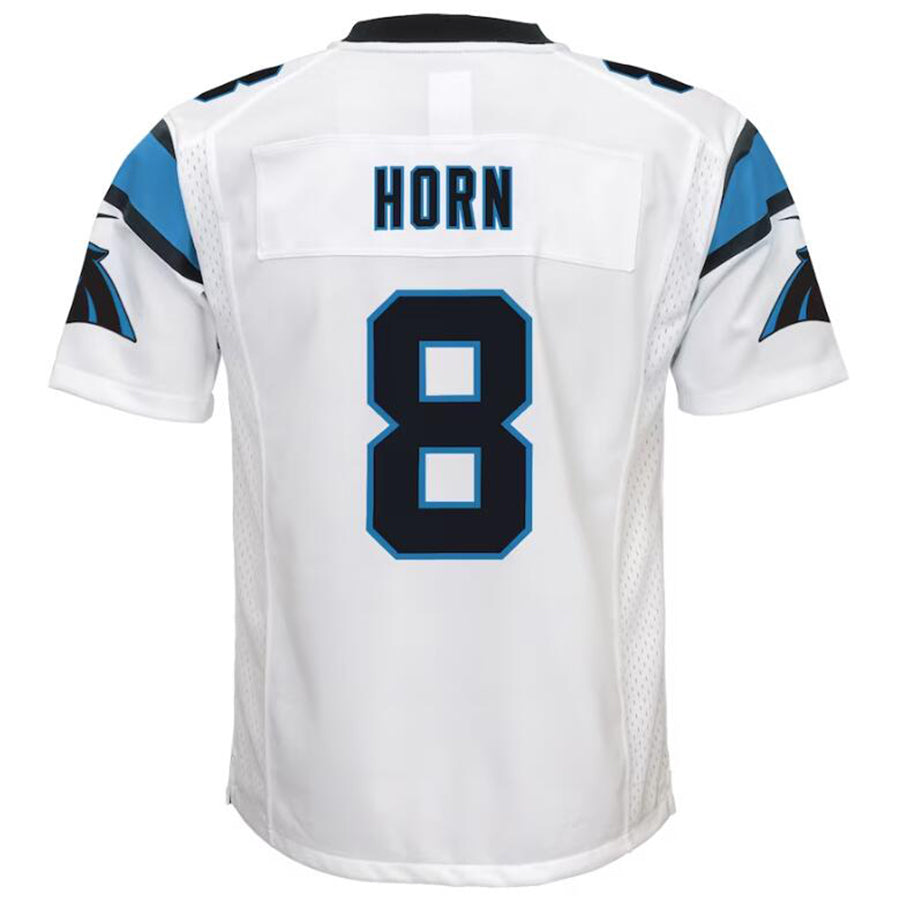 C.Panthers #8 Jaycee Horn White Player Game Stitched Football Jerseys football jersey product view 1