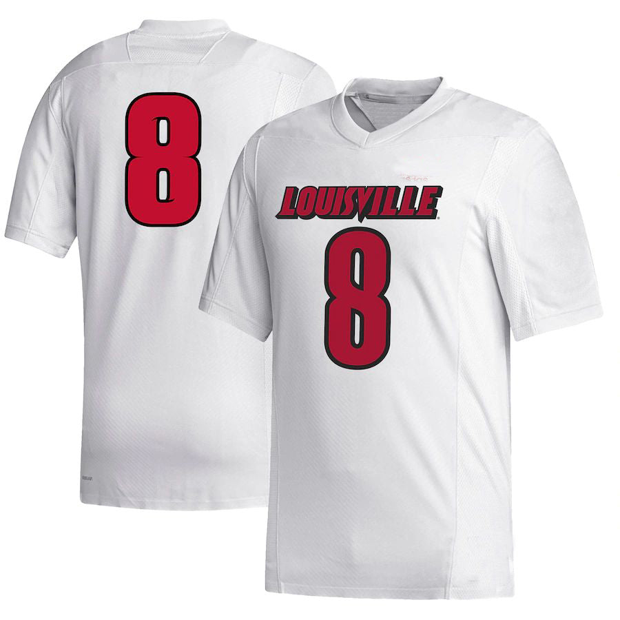 #8 L.Cardinals Alumni Replica Jersey White Stitched American College Jerseys football jersey product view 1