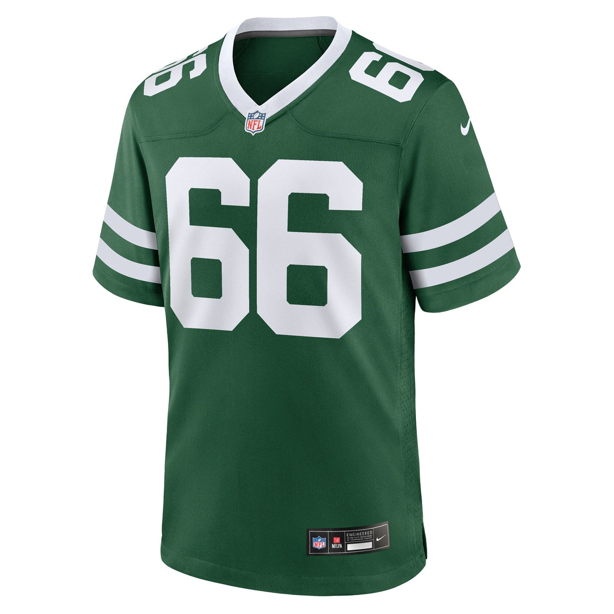 Joe Tippmann New York Jets Nike Team Game Jersey - Legacy Green football jersey product view 2