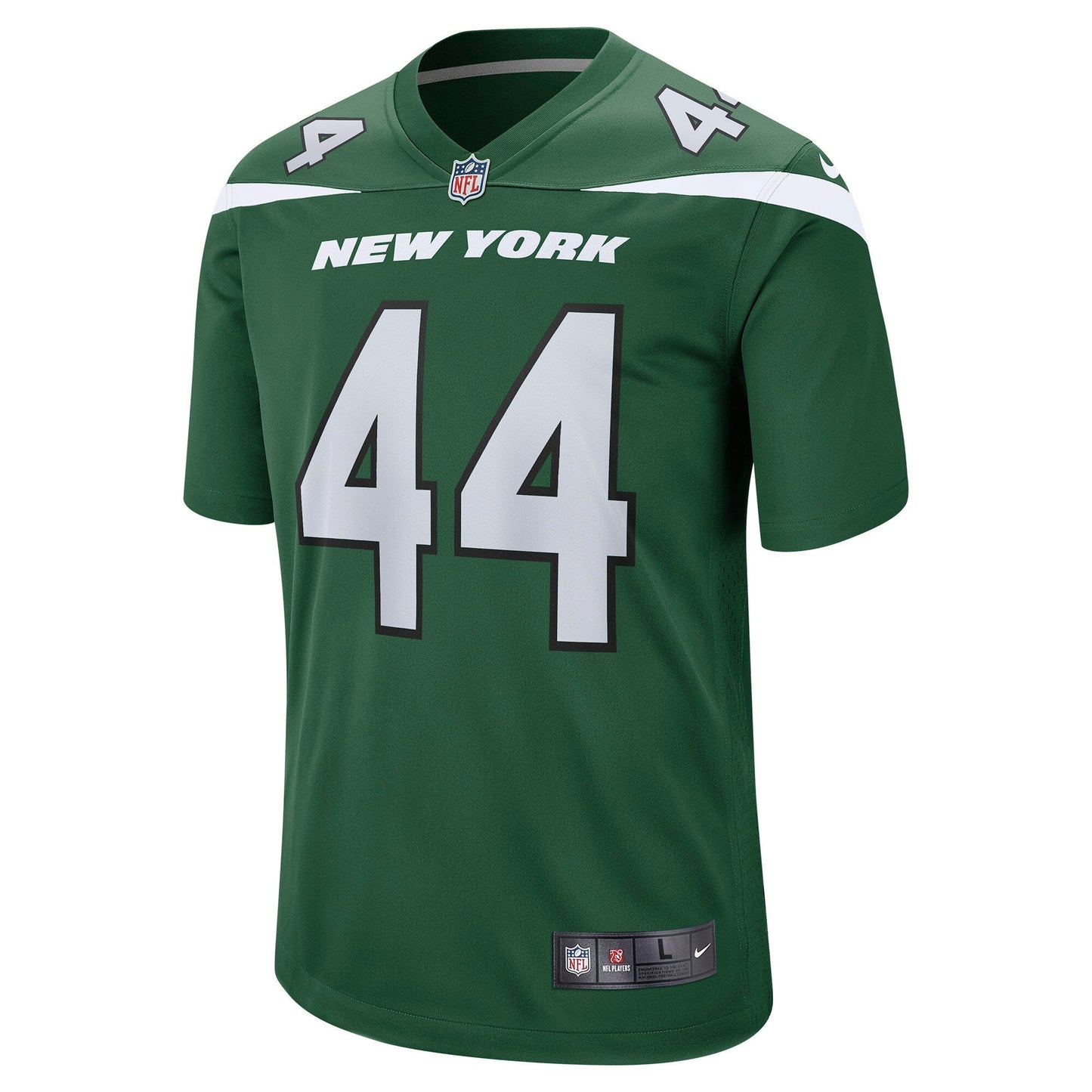 Jamien Sherwood New York Jets Nike Game Jersey - Gotham Green football jersey product view 2