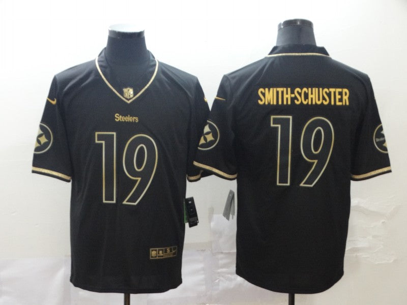 Men's Pittsburgh Steelers JuJu Smith-Schuster #19 Black Alternate Game Jersey1 football jersey product view 1