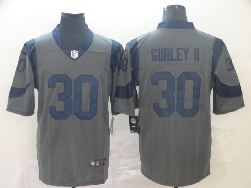 Men's Los Angeles Rams Todd Gurley II #30 Gray Inverted Legend Jersey1 football jersey product view 1