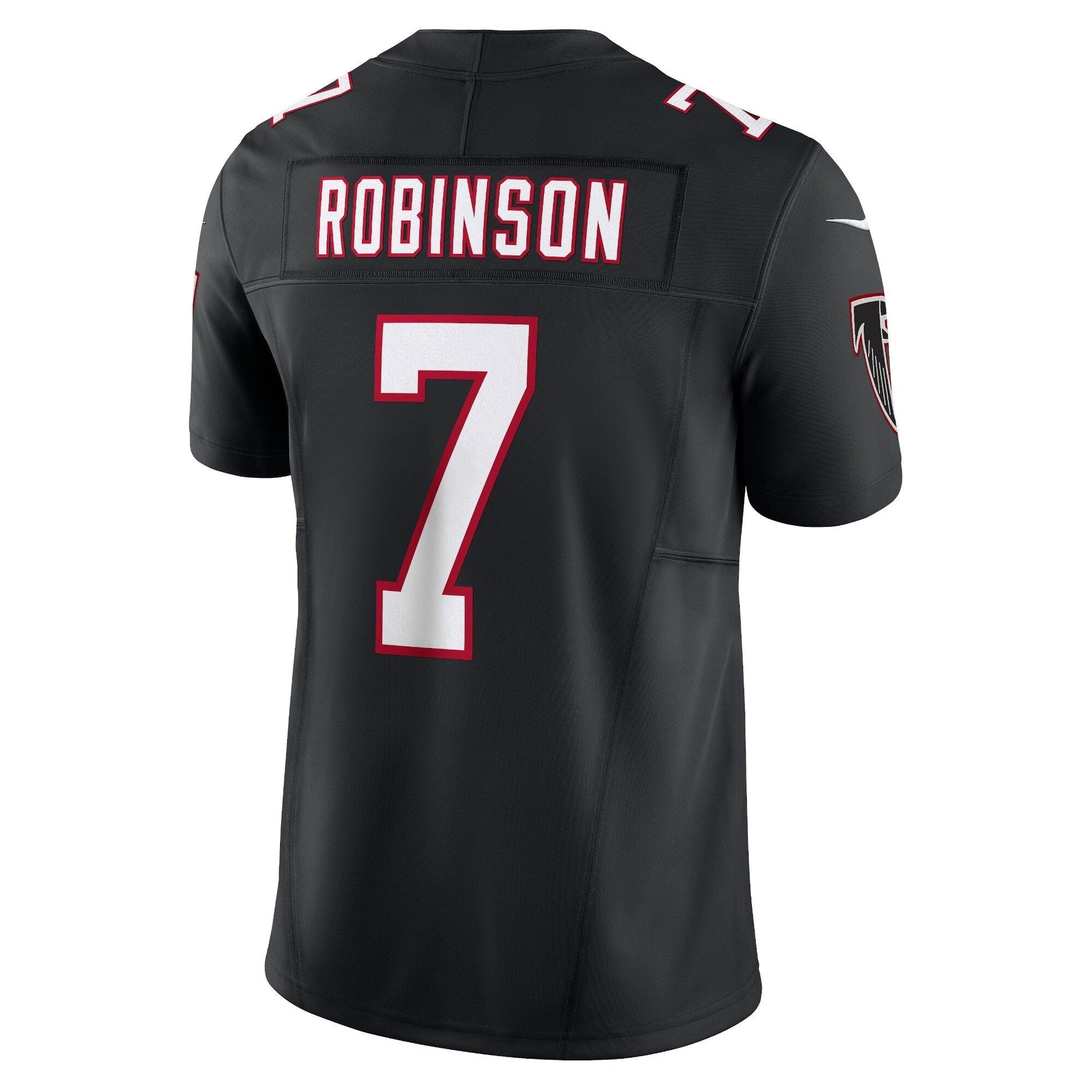 Bijan Robinson Atlanta Falcons Nike Alternate Vapor F.U.S.E. Limited Jersey - Black football jersey product view 3