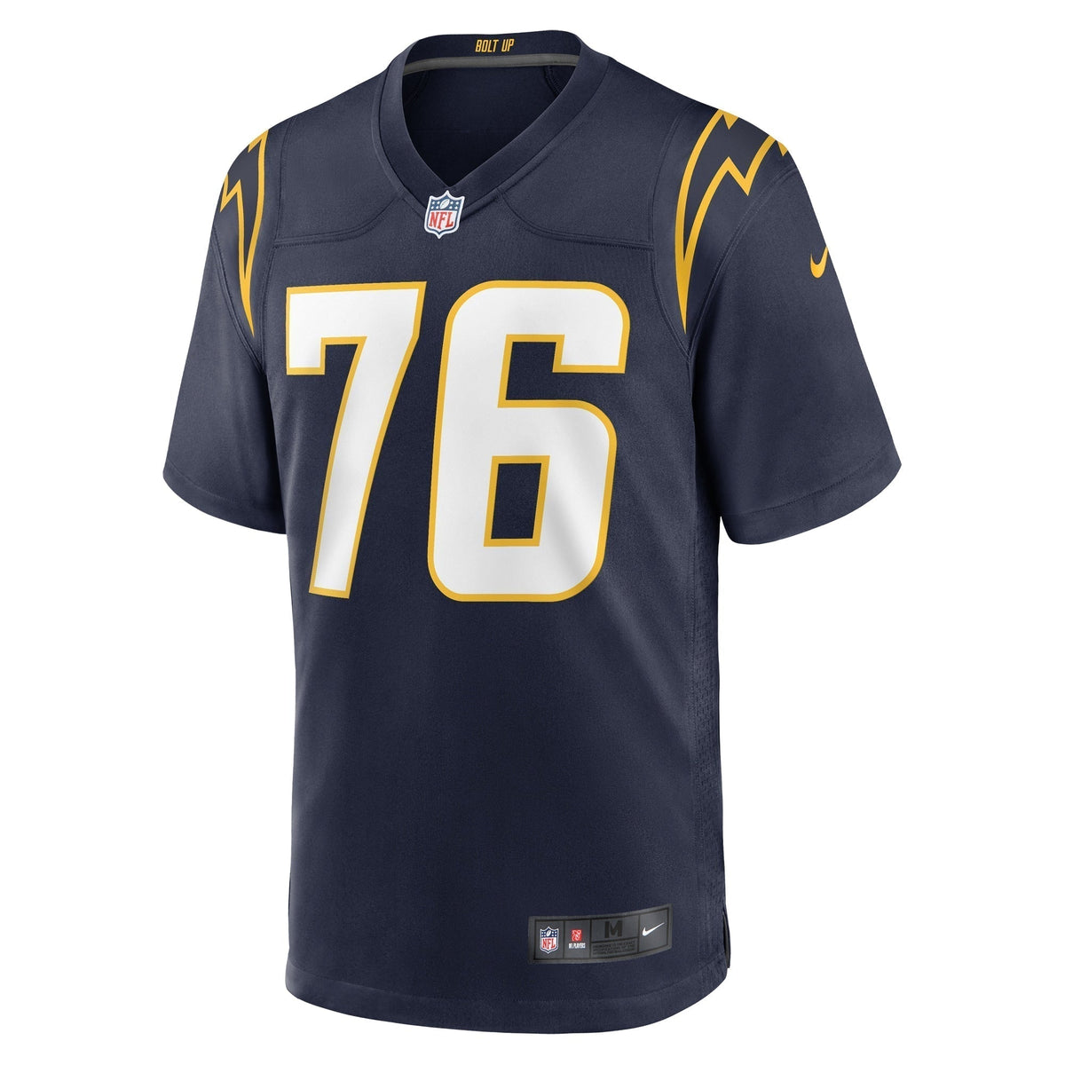 Joe Alt Los Angeles Chargers Nike Game Jersey - Navy football jersey product view 2