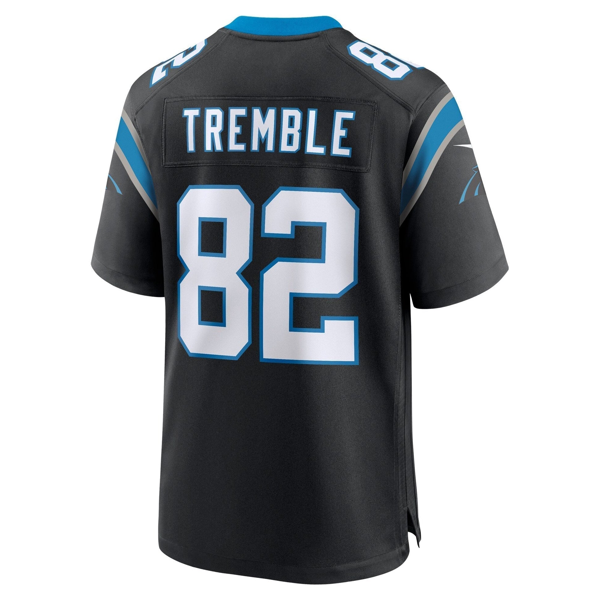 Tommy Tremble Carolina Panthers Nike Team Game Jersey - Black football jersey product view 3