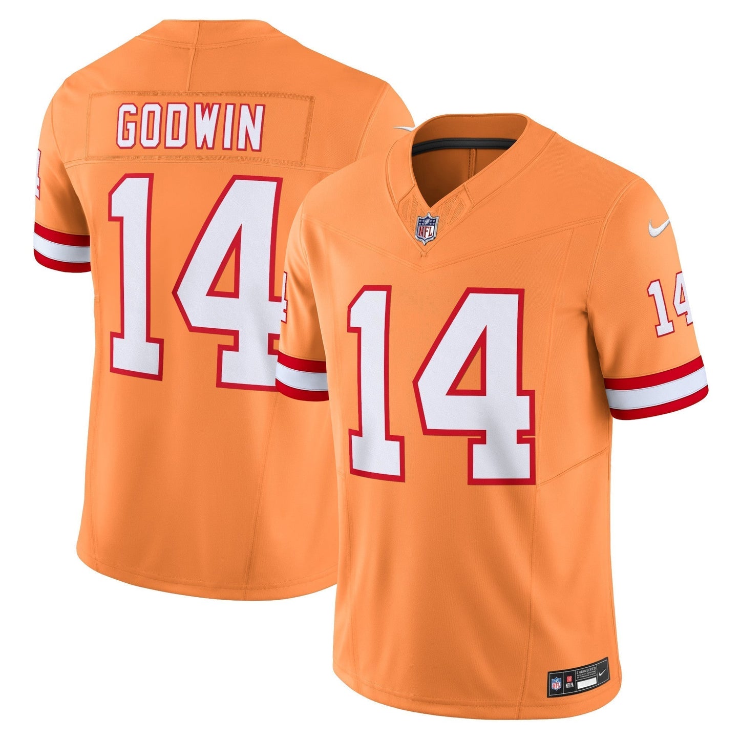 Chris Godwin Tampa Bay Buccaneers Nike Vapor F.U.S.E. Limited Jersey - Orange football jersey product view 1