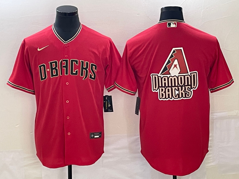 Men's Arizona Diamondbacks Red Replica Player Jersey baseball jersey product view 1