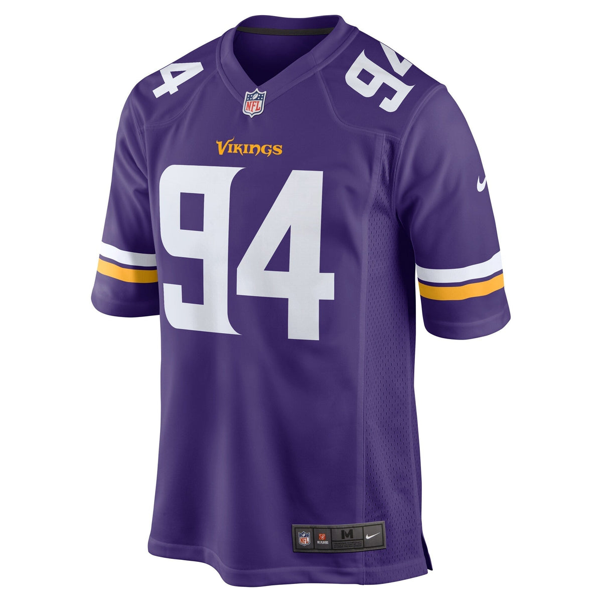 Dean Lowry Minnesota Vikings Nike Game Jersey - Purple football jersey product view 2