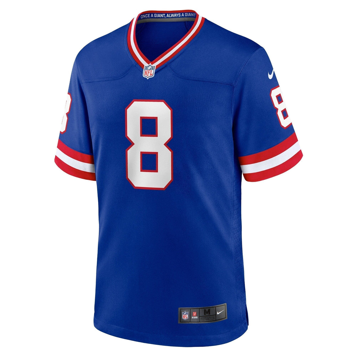 Daniel Jones New York Giants Nike Classic Game Jersey - Royal football jersey product view 2