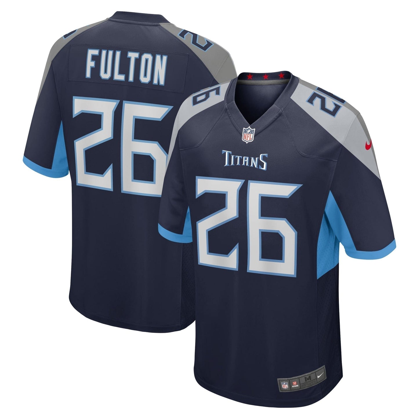 Kristian Fulton Tennessee Titans Jersey football jersey product view 1