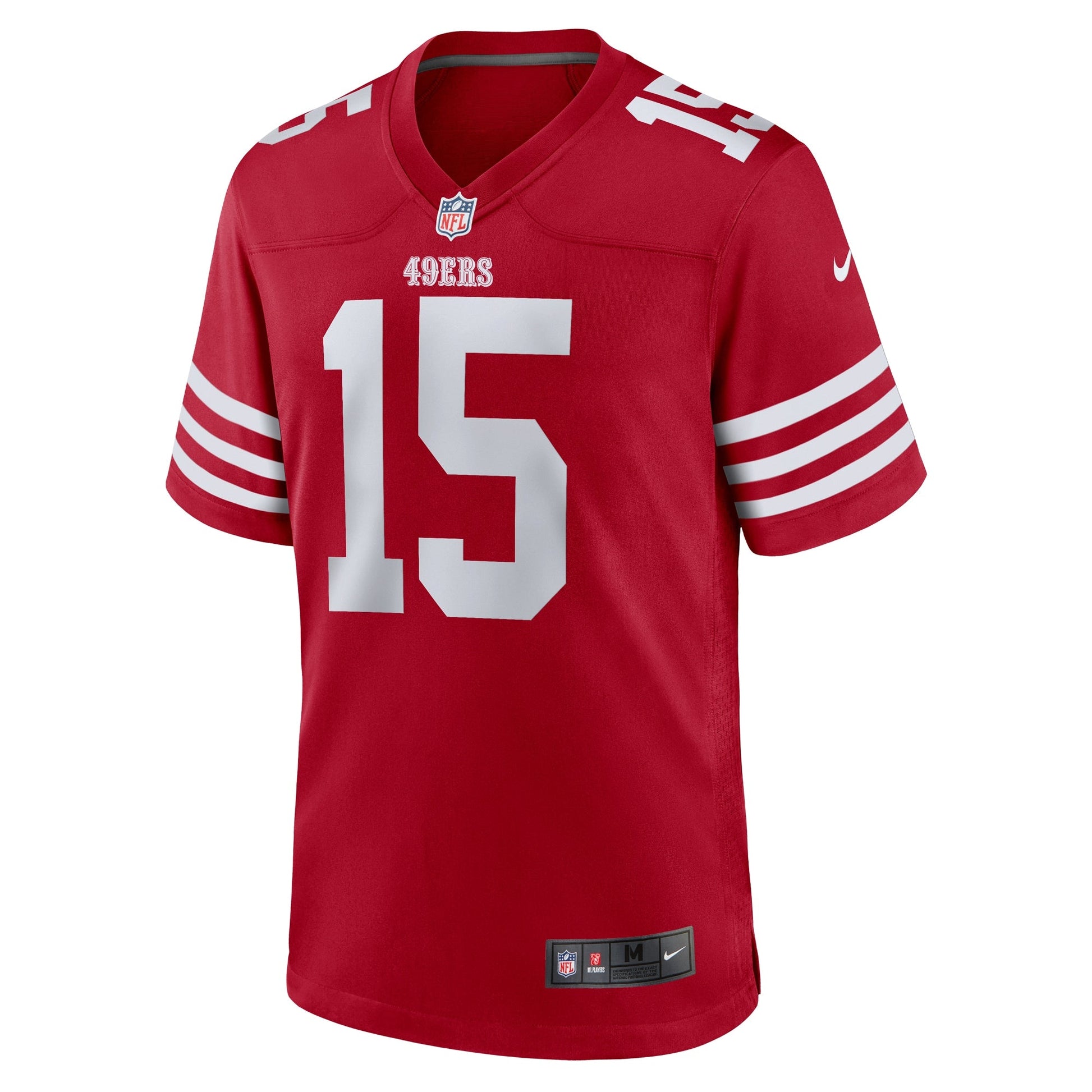 Jauan Jennings San Francisco 49ers Nike Game Jersey - Scarlet football jersey product view 2
